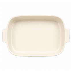 Travessa de Porcelana Retangular Germer 37x26cm Marfim Travessa de Porcelana Retangular Germer 37x26cm Marfim
