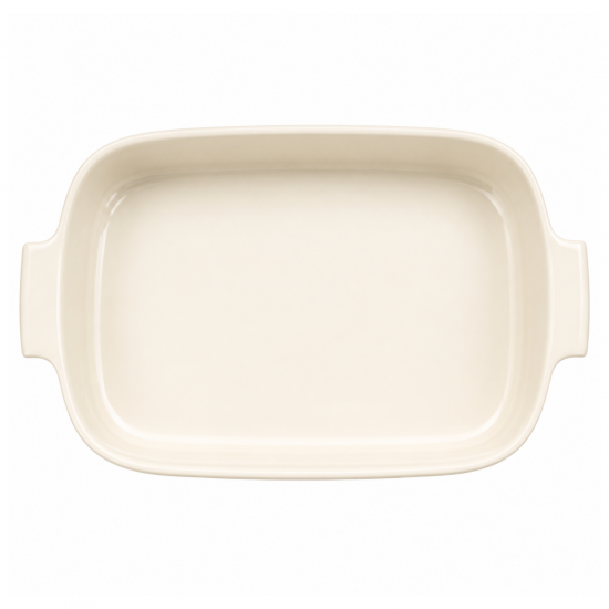 Travessa de Porcelana Retangular Germer 37x26cm Marfim