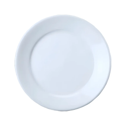 Prato de Porcelana Raso Germer 24,5cm Hotel Branco