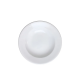 Prato de Porcelana Fundo Germer 23cm Hotel Branco Prato de Porcelana Fundo Germer 23cm Hotel Branco