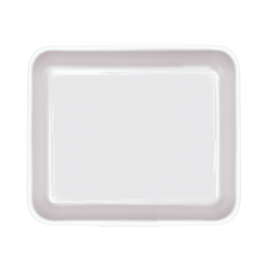 Cuba Porcelana 1/2 Gourmet Germer 25x29x6,6cm 3088ml Branca