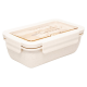 Pote para Marmita Hermética com Talhares 1,1L Lyor Off White Pote para Marmita Hermética com Talhares 1,1L Lyor Off White