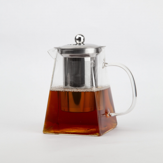 Chaleira de Vidro com Infusor 550mL Mori com Alça 