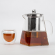 Chaleira de Vidro com Infusor 550mL Mori com Alça 