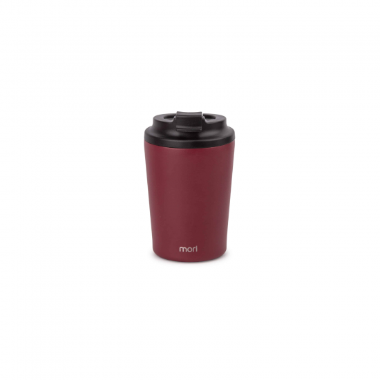 Copo Térmico com Tampa 240ml Vinho Mori Copo Térmico com Tampa 240ml Vinho Mori