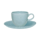 Xícara Louça c/ Pires 220ml Oxford Ryo Blue Bay Xícara Louça c/ Pires 220ml Oxford Ryo Blue Bay