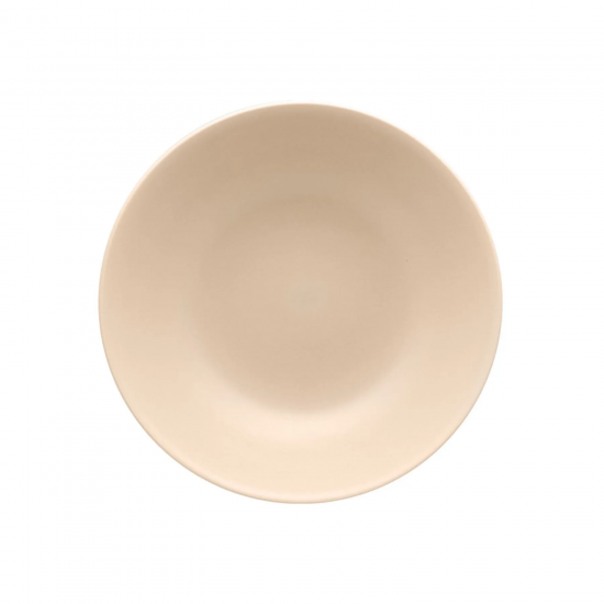 Prato de Louça Fundo 20,5cm Oxford Merengue