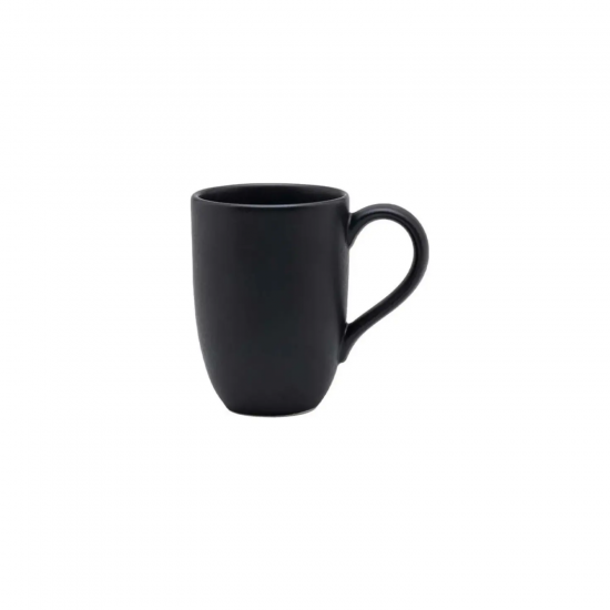 Caneca de Cerâmica Oxford 350ml Flat Preto Onix
