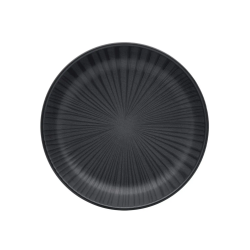 Prato de Louça Fundo 20,5cm Oxford Preto Onix 