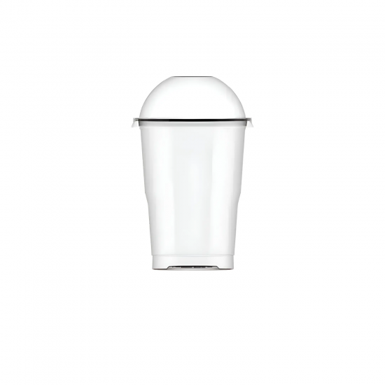 Copo Plástico Descartável com Tampa Bolha 250mL Plastilânia com 20un.