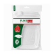 Kit Festa Descartável Cristal Plastilânia 10 Pratos 15cm + 10 Garfos