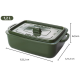 Pote Retangular 1200ml Plasútil Supreme Verde
