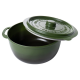 Pote Redondo 950ml Plasútil Supreme Verde