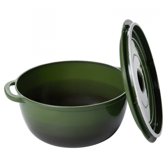 Pote Redondo 950ml Plasútil Supreme Verde