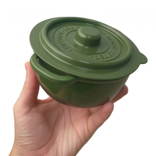 Pote Redondo 440ml Plasútil Supreme Verde