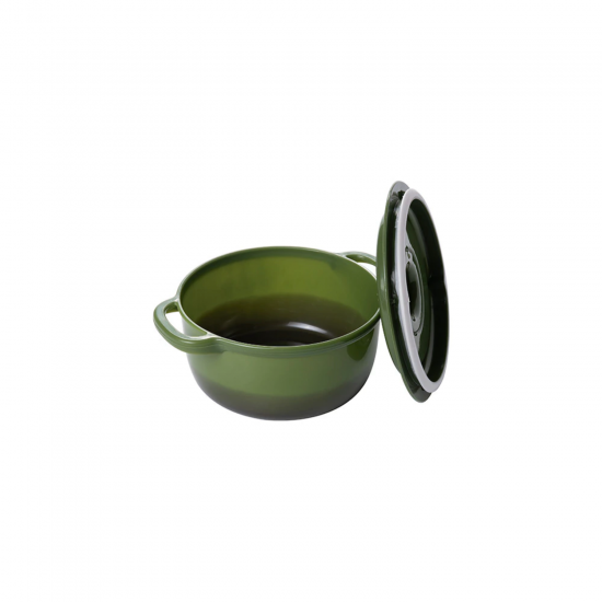 Pote Redondo 180ml Plasútil Supreme Verde