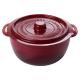 Pote Redondo 950ml Plasútil Supreme Vermelho