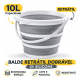 Balde Dobrável Powermaid 10L Balde Dobrável Powermaid 10L