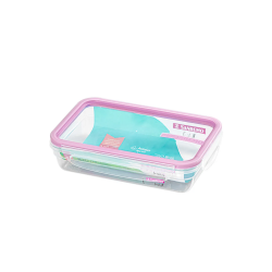 Pote Retangular Hermético com Trava 820ml Sanremo Fresh