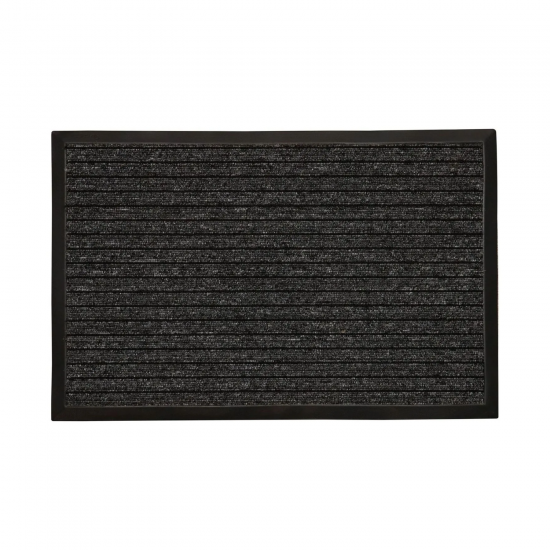 Tapete Capacho Duo 70x100cm Kapazi Preto Borda Unik Tapete Capacho Duo 70x100cm Kapazi Preto Borda Unik