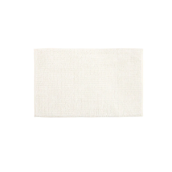Tapete de Microfibra 40x60cm Joy Branco Kapazi Popcorn