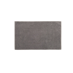 Tapete de Microfibra 40x60cm Joy Cinza Kapazi Popcorn