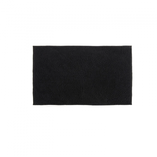 Tapete de Microfibra 40x60cm Joy Preto Kapazi Popcorn