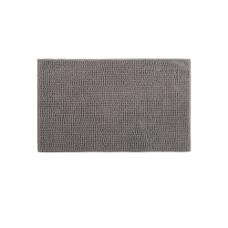 Tapete de Microfibra 50x70cm Joy Cinza Kapazi Popcorn