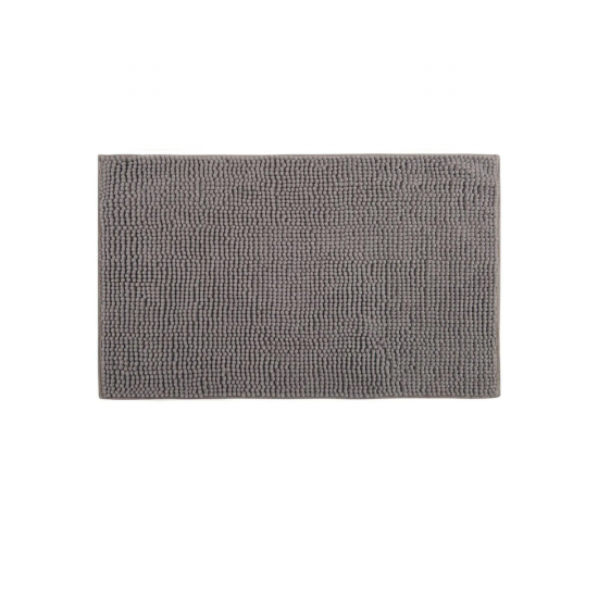 Tapete de Microfibra 50x70cm Joy Cinza Kapazi Popcorn Tapete de Microfibra 50x70cm Joy Cinza Kapazi Popcorn