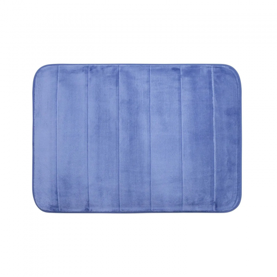 Tapete de Banheiro Antiderrapante 40x60cm Nuvem Azul Claro Kapazi