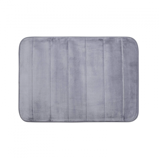Tapete de Banheiro Antiderrapante 40x60cm Nuvem Cinza Kapazi Tapete de Banheiro Antiderrapante 40x60cm Nuvem Cinza Kapazi