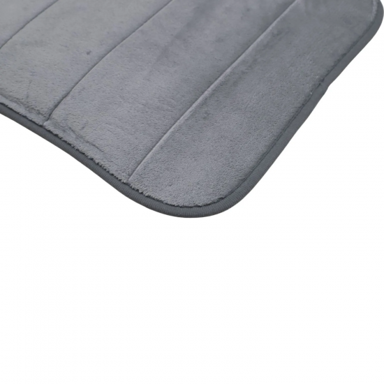 Tapete de Banheiro Antiderrapante 40x60cm Nuvem Cinza Kapazi Tapete de Banheiro Antiderrapante 40x60cm Nuvem Cinza Kapazi