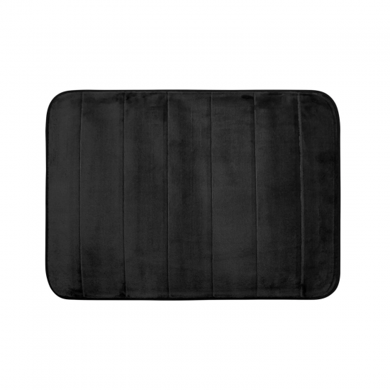 Tapete de Banheiro Antiderrapante 40x60cm Nuvem Preto Kapazi