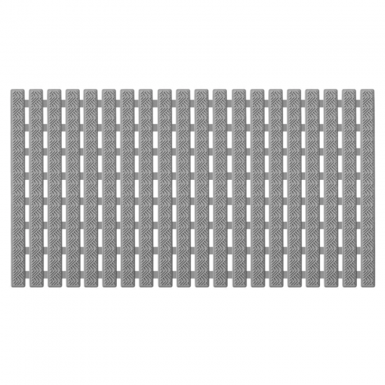 Tapete Deck para Box Linear Cinza 38x69cm Kapazi