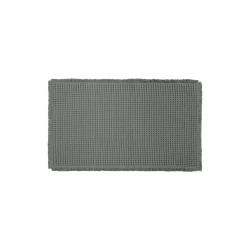 Tapete de Banheiro Waffle Cinza 50x80cm Kapazi