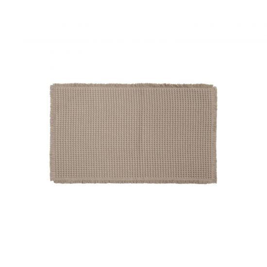 Tapete de Banheiro Waffle Marrom 50x80cm Kapazi Tapete de Banheiro Waffle Marrom 50x80cm Kapazi