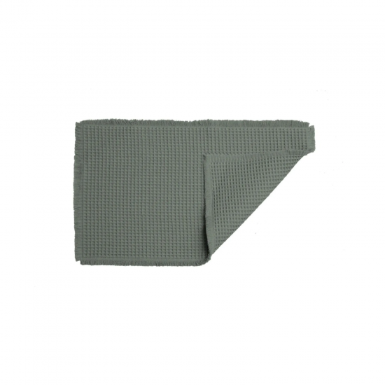 Tapete de Banheiro Waffle Verde 50x80cm Kapazi Tapete de Banheiro Waffle Verde 50x80cm Kapazi