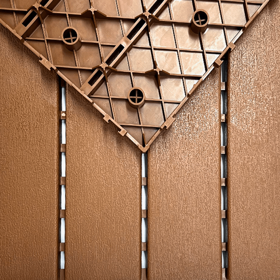 Estrado 30x30cm Kapazi Deck Marrom Estrado 30x30cm Kapazi Deck Marrom
