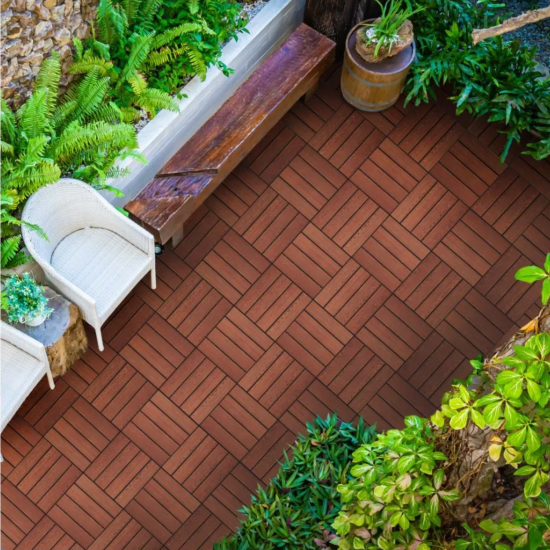 Estrado 30x30cm Kapazi Deck Marrom Estrado 30x30cm Kapazi Deck Marrom