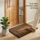 Tapete Capacho Vinil 50x80cm Kapazi Welcome Grades