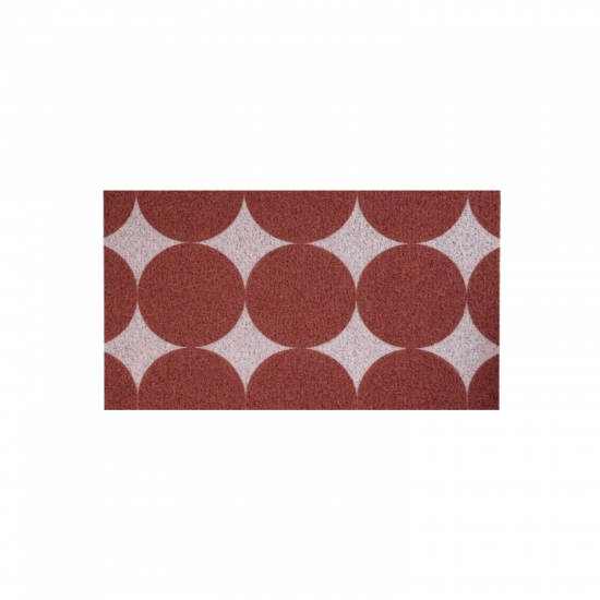Tapete Capacho Vinil 50x80cm Kapazi Home Círculos Tapete Capacho Vinil 50x80cm Kapazi Home Círculos