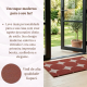 Tapete Capacho Vinil 50x80cm Kapazi Home Círculos Tapete Capacho Vinil 50x80cm Kapazi Home Círculos
