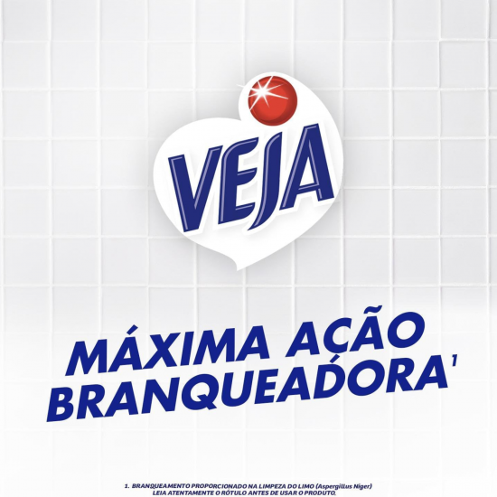 Limpador Banheiro Tira Limo Veja X-14 400ml Sachê Limpador Banheiro Tira Limo Veja X-14 400ml Sachê