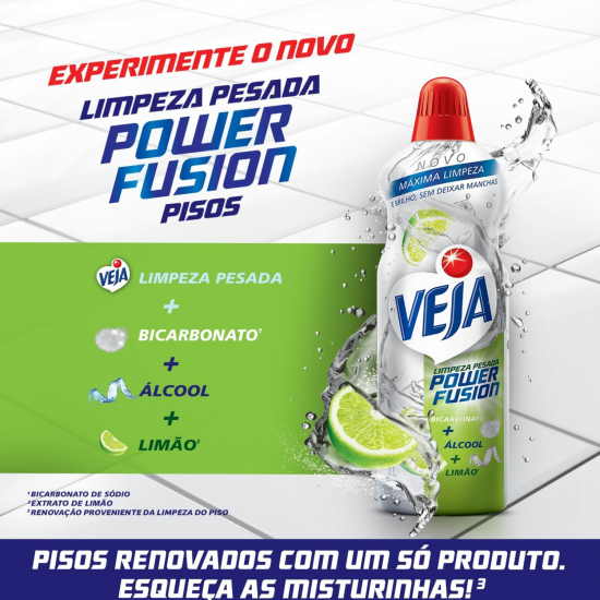 Limpeza Pesada 500ml Veja Fusion Limão