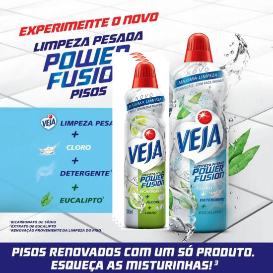 Limpeza Pesada 500ml Veja Fusion Eucalipto
