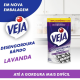 Limpador Desengordurante Cozinha Veja Lavanda 400ml Refil Sache