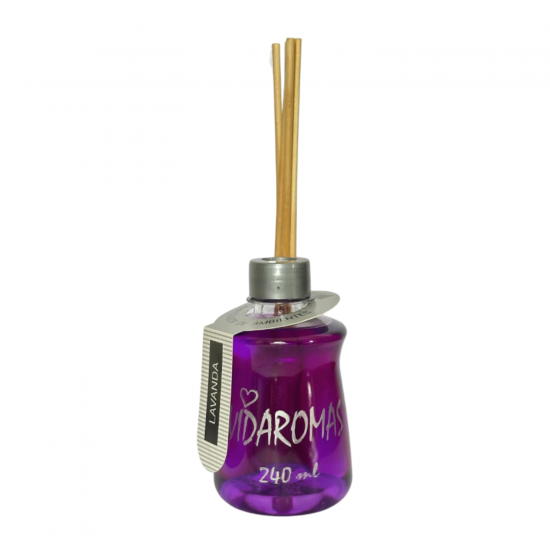 Difusor de Ambientes Vidaroma 240ml Lavanda Difusor de Ambientes Vidaroma 240ml Lavanda