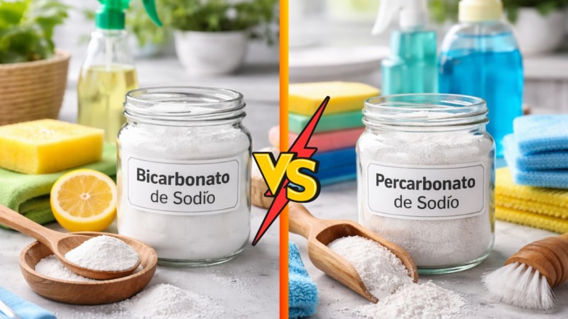 Bicarbonato de Sódio vs Percarbonato de Sódio: Entenda as diferenças e como usar na limpeza doméstica