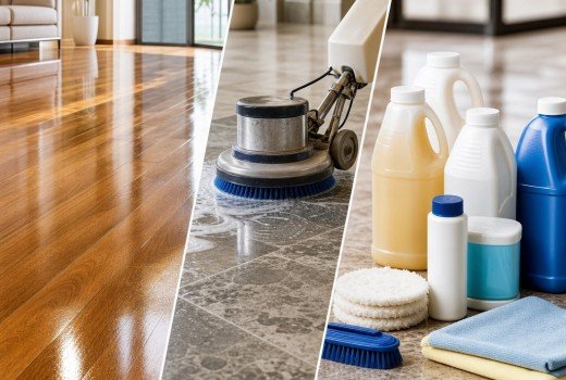 Guia de Tratamento de Pisos: Quando usar Ceras, Removedores ou Limpa Pedras?
