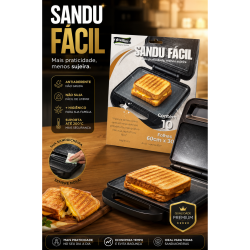 Folha Térmica para Sanduicheira Elétrica Sandu Fácil Atellini c/ 10 folhas Folha Térmica para Sanduicheira Elétrica Sandu Fácil Atellini c/ 10 folhas